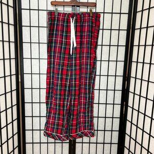 SOLD**Victoria's Secret Red Plaid Draw string PJ Lounge Pants M REG